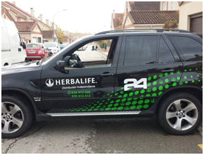 rotulación de coches para herbalife